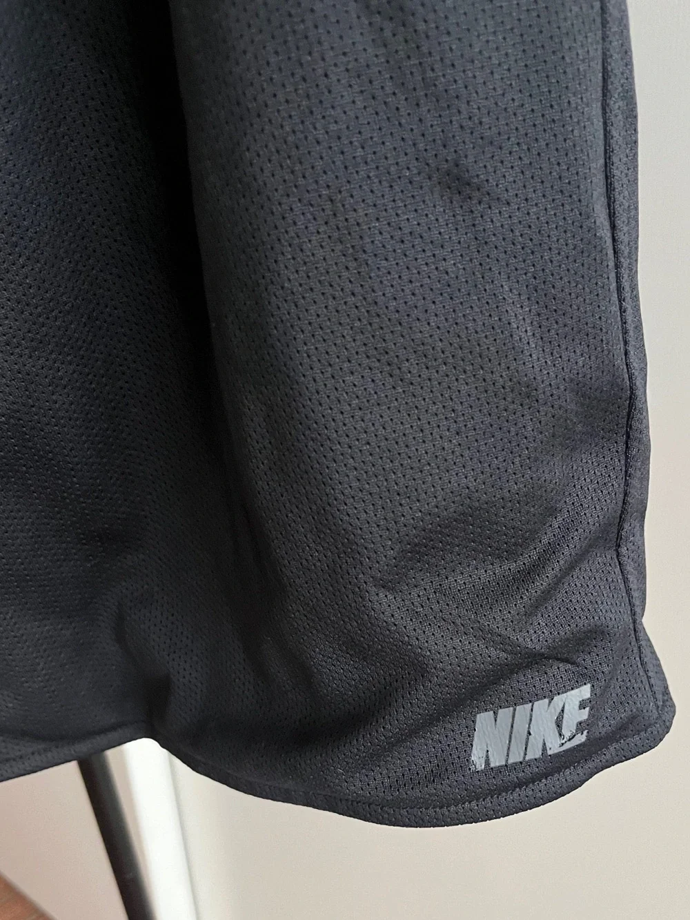 NWT Nike Athletic Training Walkin Soccer Workout Shorts Reversible Black Gray XL